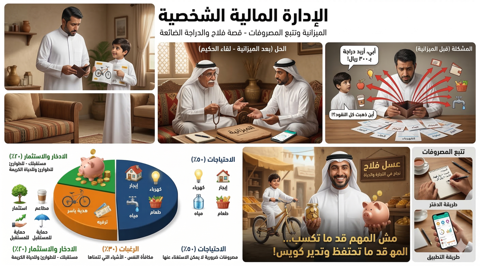 لماذا بعض الناس يربحون جيدًا… لكن أموالهم تختفي بسرعة؟