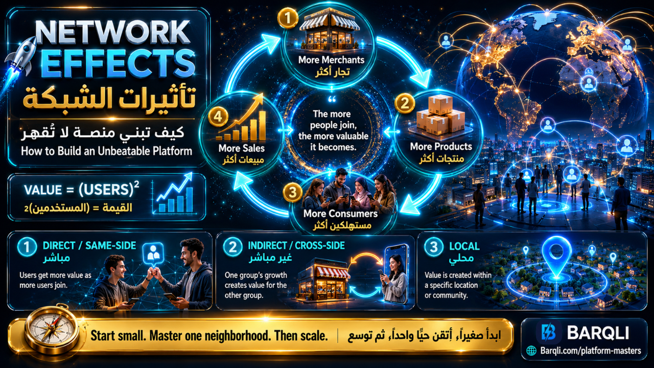 تأثيرات الشبكة: السر الخفي وراء نجاح المنصات الرقمية العملاقة